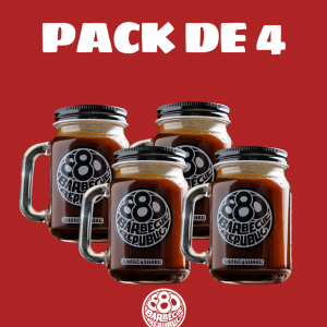 Pack de 4 Jarras Salsa Barbacoa 880BBQ