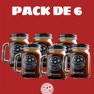 Pack de 6 Jarras Salsa Barbacoa 880BBQ