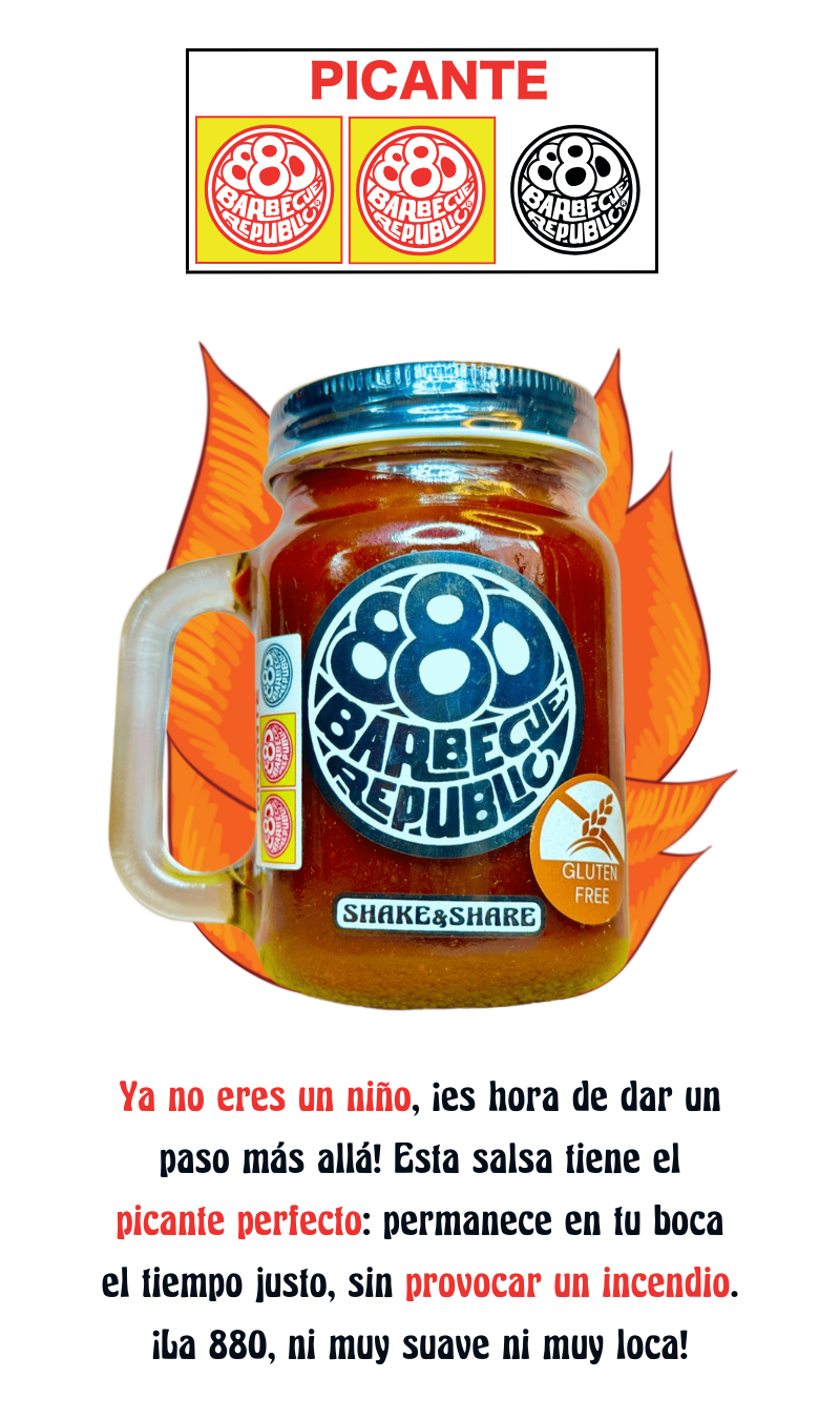 Copia de ¡Prometemos que no nos olvidarás en un rato. ¿Que no la has probado Solo para los que pueden con el picor extremo. !Atrévete, valiente de la BBQ, o vuélvete a lo suave! (4)